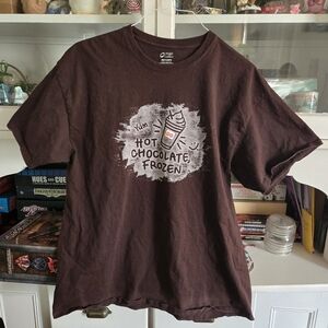 Dunkin' Donuts Frozen Hot Chocolate Employee T Shirt - Port And Company Size XL